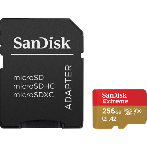 SanDisk 256GB Extreme UHS-I microSDXC