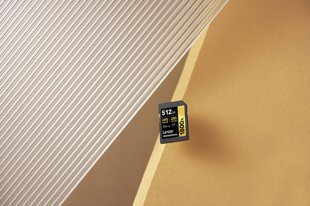 Lexar Pro 512GB UHS-II V60 SDXC Gold