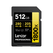Lexar Pro 512GB UHS-II V60 SDXC Gold